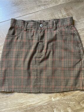 Brandy Melville / J. Galt Plaid Mini Skirt